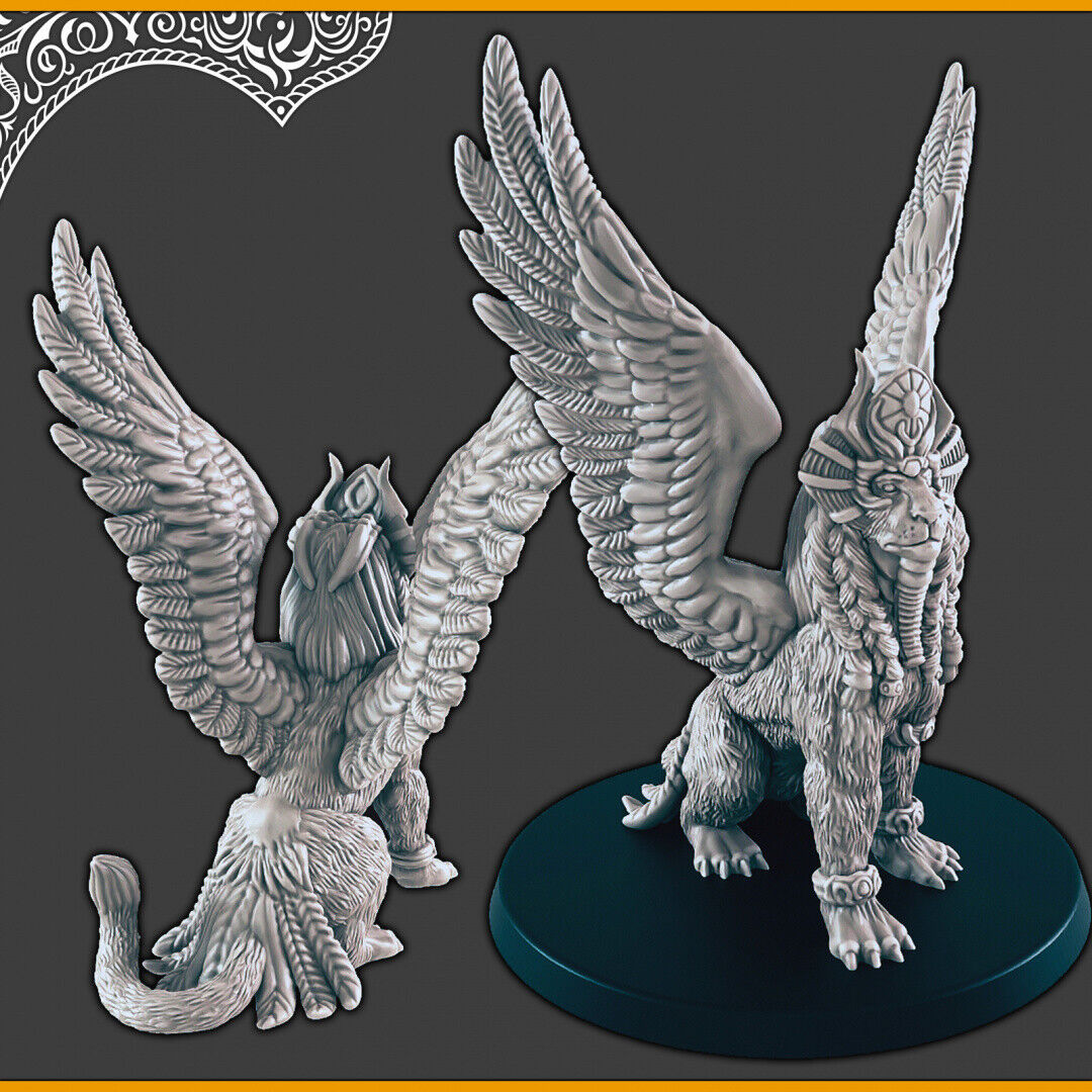 Sphynx - 28mm scale 3d printed miniatures for fantasy wargaming RPG