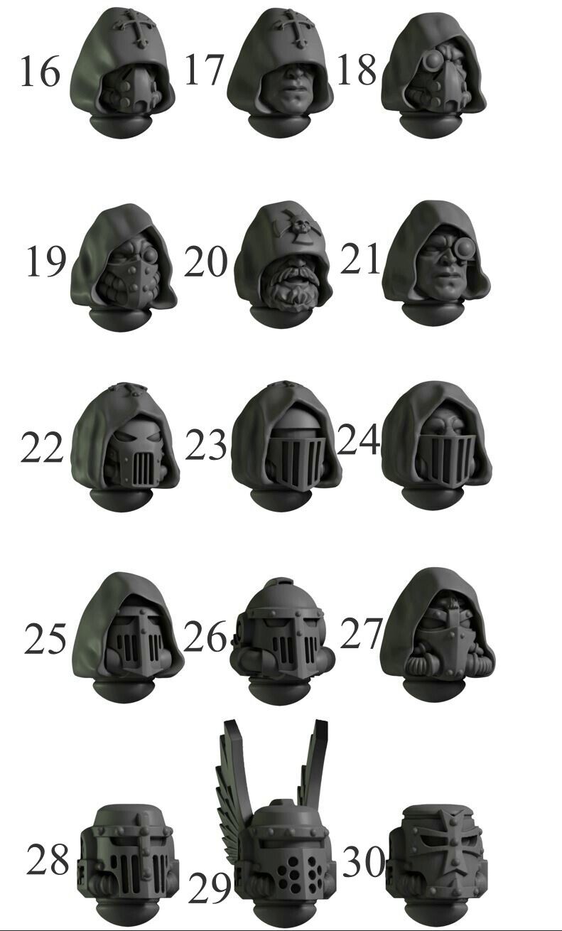 Heads - Eternal Pilgrims for 2nd Born Marines