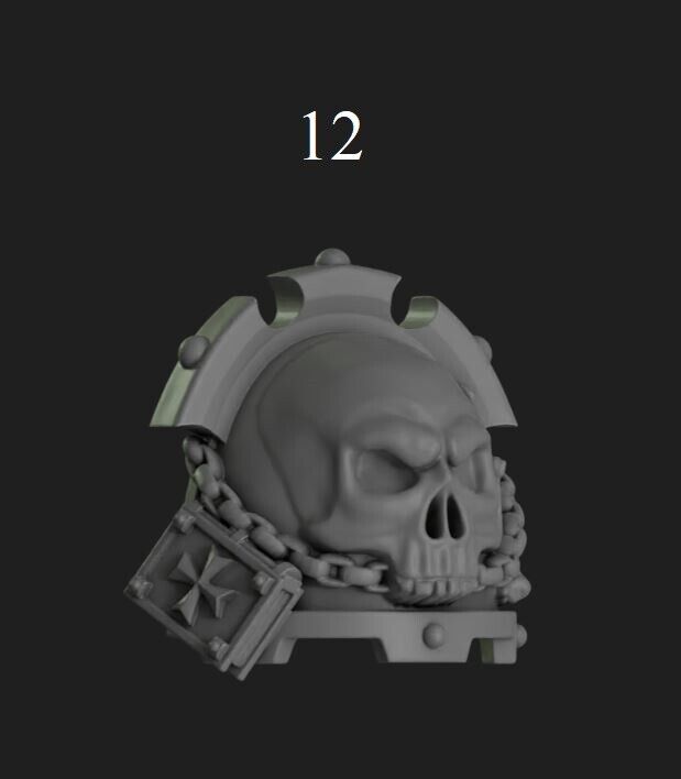 Shoulder Pads - Eternal Pilgrims for 2nd Born Marines