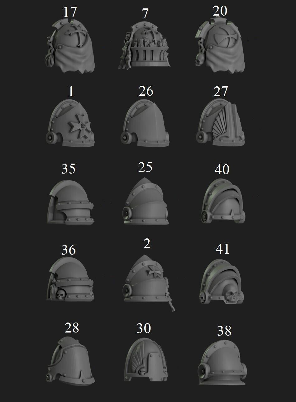 Shoulder Pads - Eternal Pilgrims for 2nd Born Marines