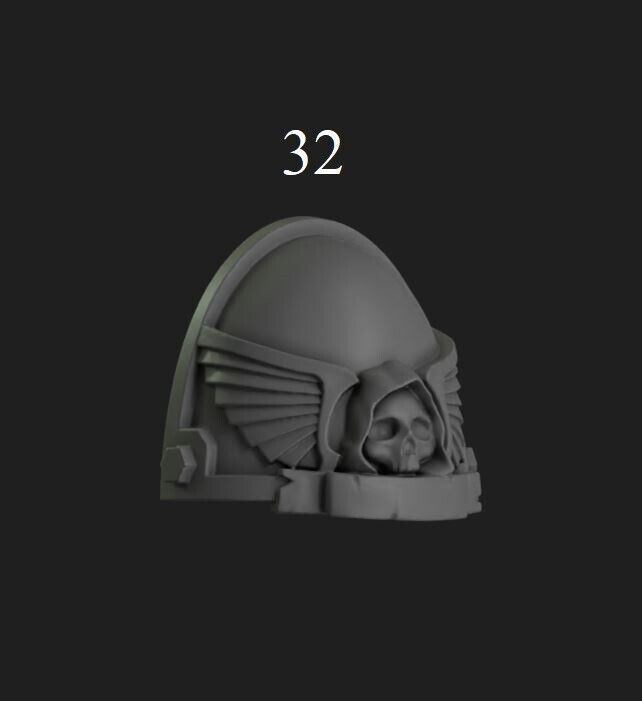 Shoulder Pads - Eternal Pilgrims for 2nd Born Marines