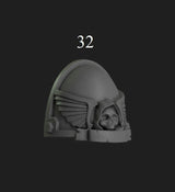 Shoulder Pads - Eternal Pilgrims for 2nd Born Marines