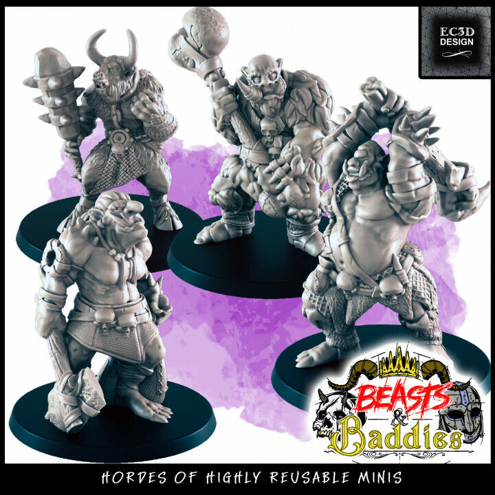 Trolls, Cyclops & Minotaur