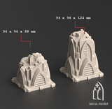 Divine Bastion - 28, 15 and 10mm Scale tabletop terrain for Sci-Fi & Grimdark wargaming