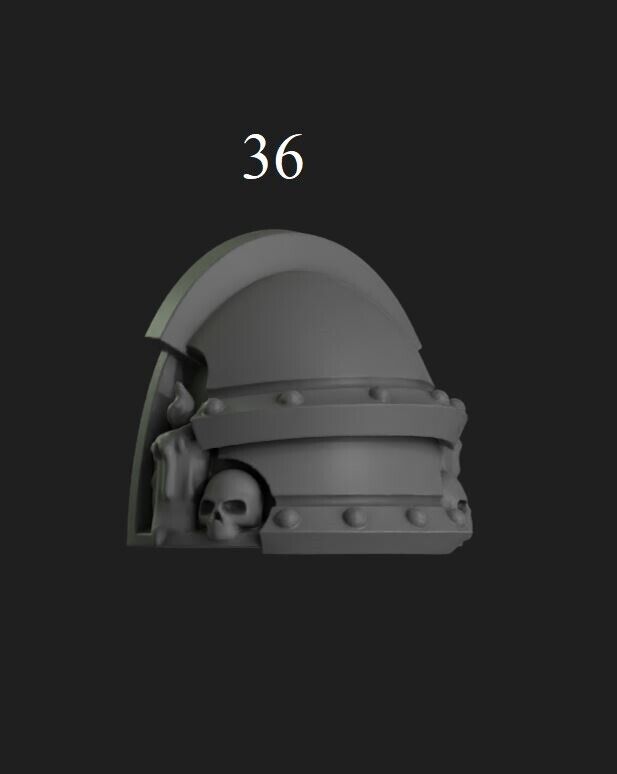 Shoulder Pads - Eternal Pilgrims for 2nd Born Marines