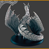 Wyvern Dragon - 28mm scale 3d printed miniatures for fantasy wargaming RPG