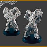 Snake Folk Yuan-ti - 28mm scale 3d printed miniatures for fantasy wargaming RPG
