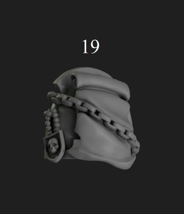 Shoulder Pads - Eternal Pilgrims for 2nd Born Marines