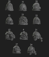 Shoulder Pads - Eternal Pilgrims for 2nd Born Marines