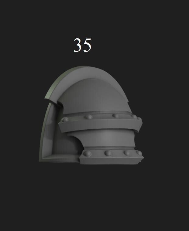 Shoulder Pads - Eternal Pilgrims for 2nd Born Marines