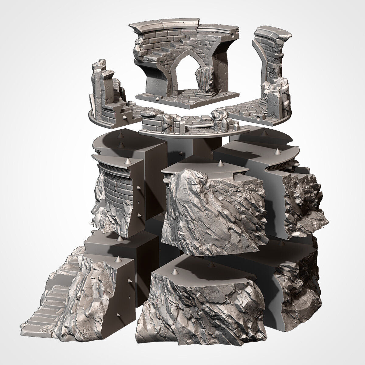 Ruin on the mountain