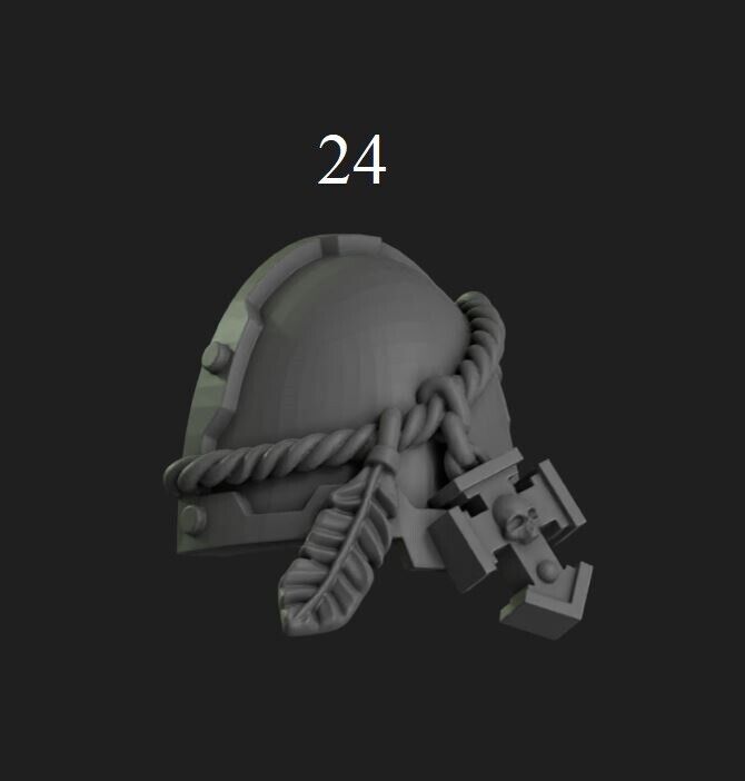 Shoulder Pads - Eternal Pilgrims for 2nd Born Marines