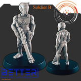 Alliance Patrol - 28mm Scale Miniatures for Sci-Fi Wargaming