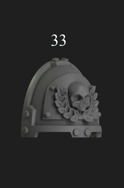 Shoulder Pads - Eternal Pilgrims for 2nd Born Marines