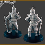 Desert Royals - 28mm scale 3d printed miniatures for fantasy wargaming RPG
