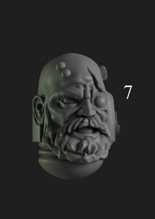 Heads - Eternal Pilgrims for 2nd Born Marines