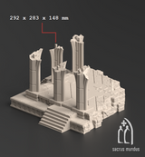 Divine Bastion - 28, 15 and 10mm Scale tabletop terrain for Sci-Fi & Grimdark wargaming