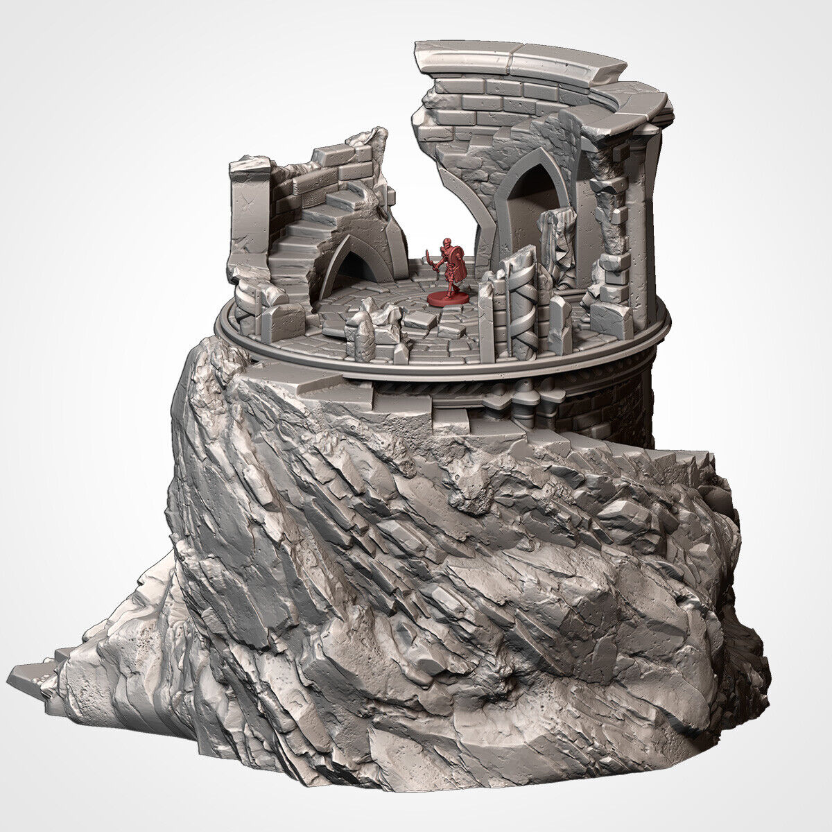 Ruin on the mountain