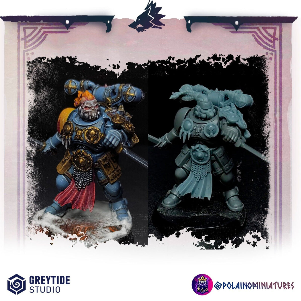 Shoulder Pads - Primal Hounds for 2nd Born Marines