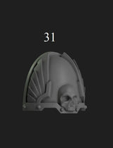 Shoulder Pads - Eternal Pilgrims for 2nd Born Marines