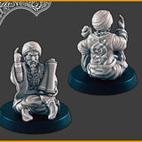 Desert Civilians - 28mm scale 3d printed miniatures for fantasy wargaming RPG