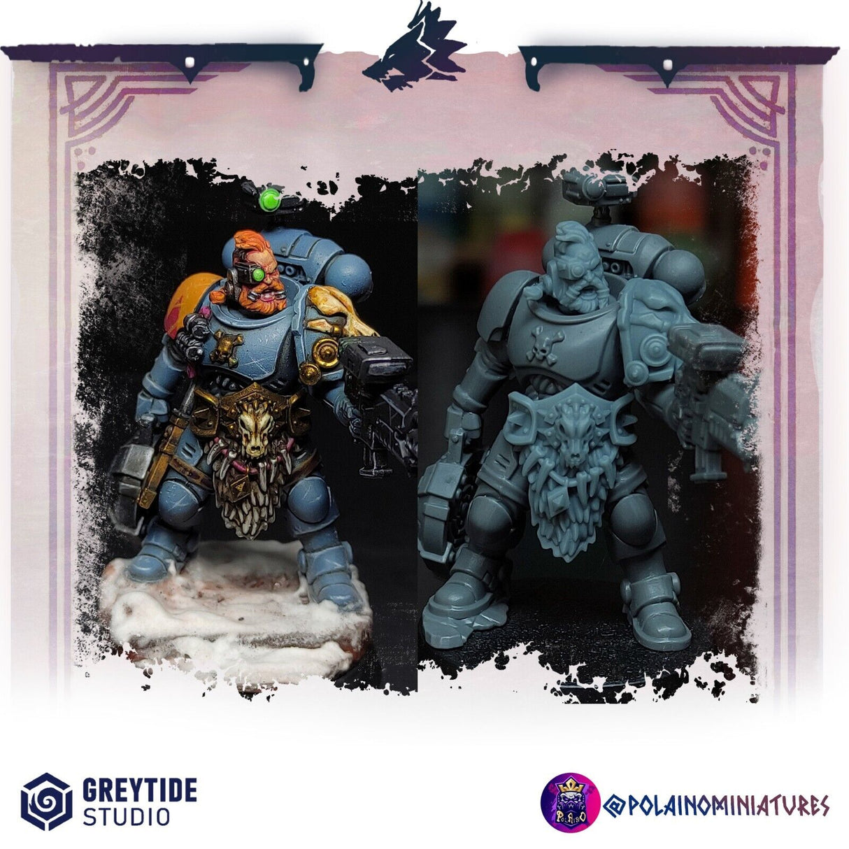 Shoulder Pads - Primal Hounds for 2nd Born Marines