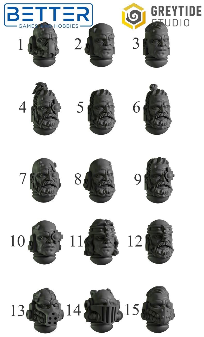 Heads - Eternal Pilgrims for 2nd Born Marines