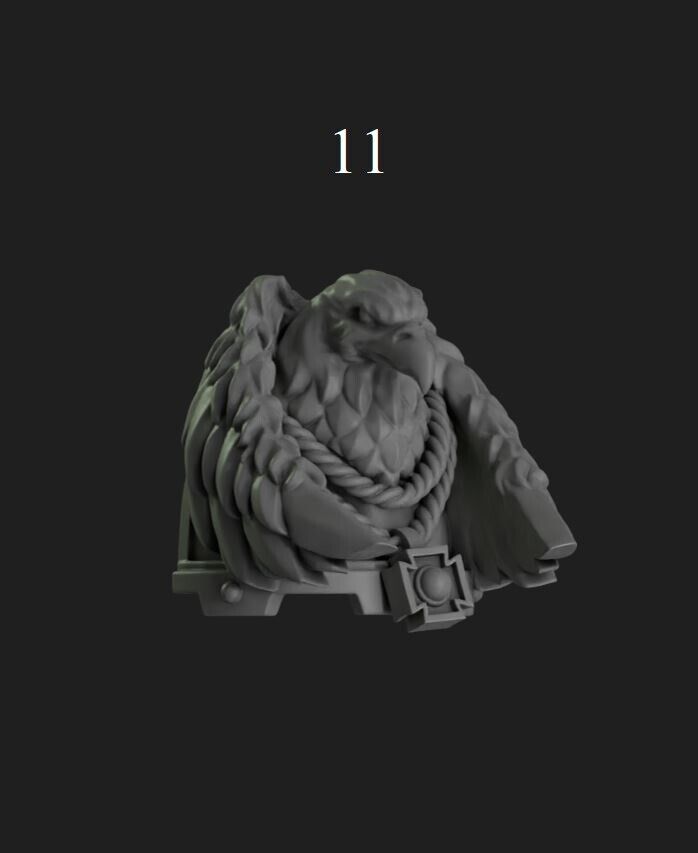Shoulder Pads - Eternal Pilgrims for 2nd Born Marines