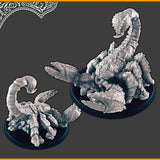 Desert Creatures - 28mm scale 3d printed miniatures for fantasy wargaming RPG