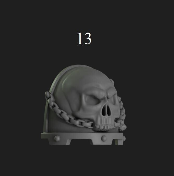 Shoulder Pads - Eternal Pilgrims for 2nd Born Marines