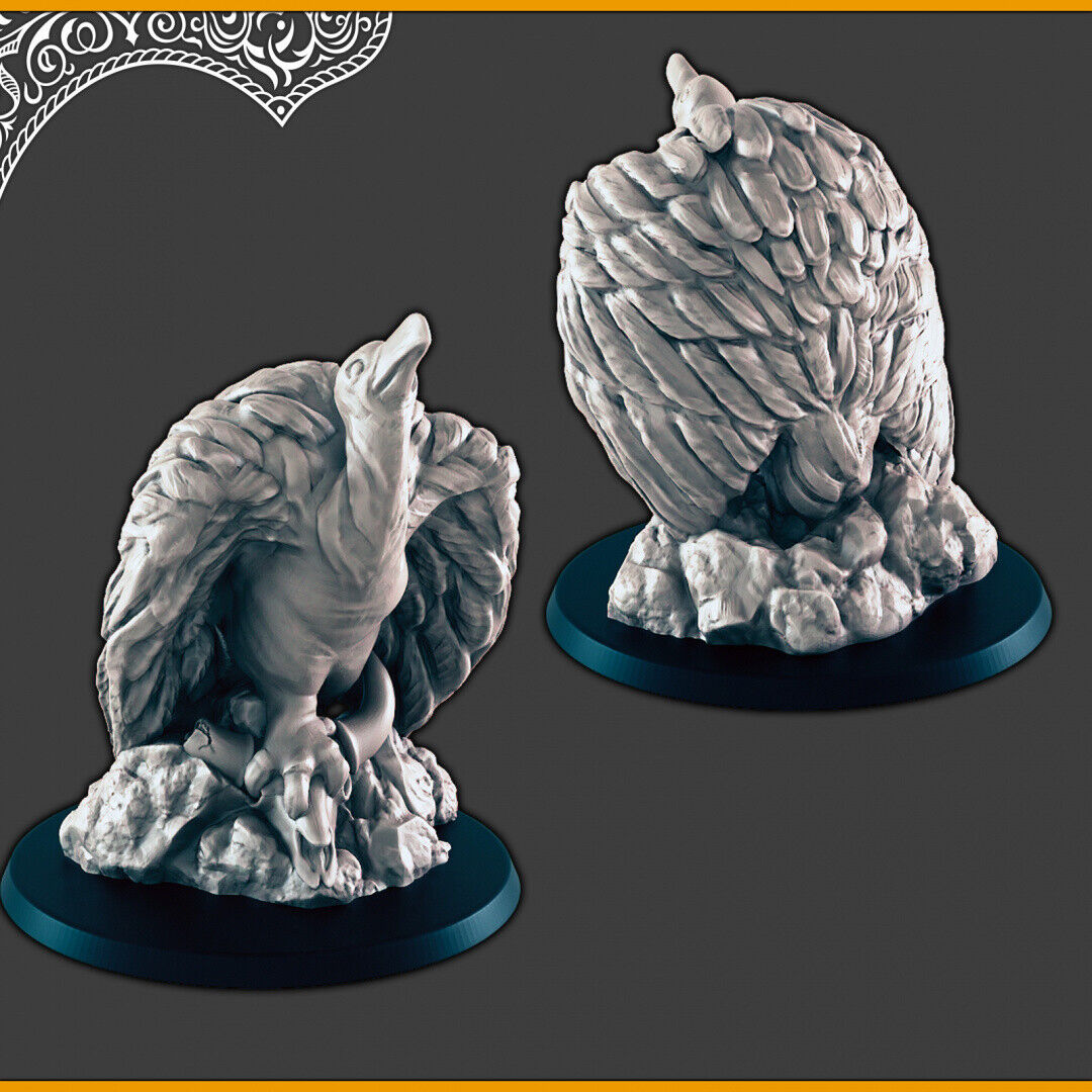 Desert Creatures - 28mm scale 3d printed miniatures for fantasy wargaming RPG