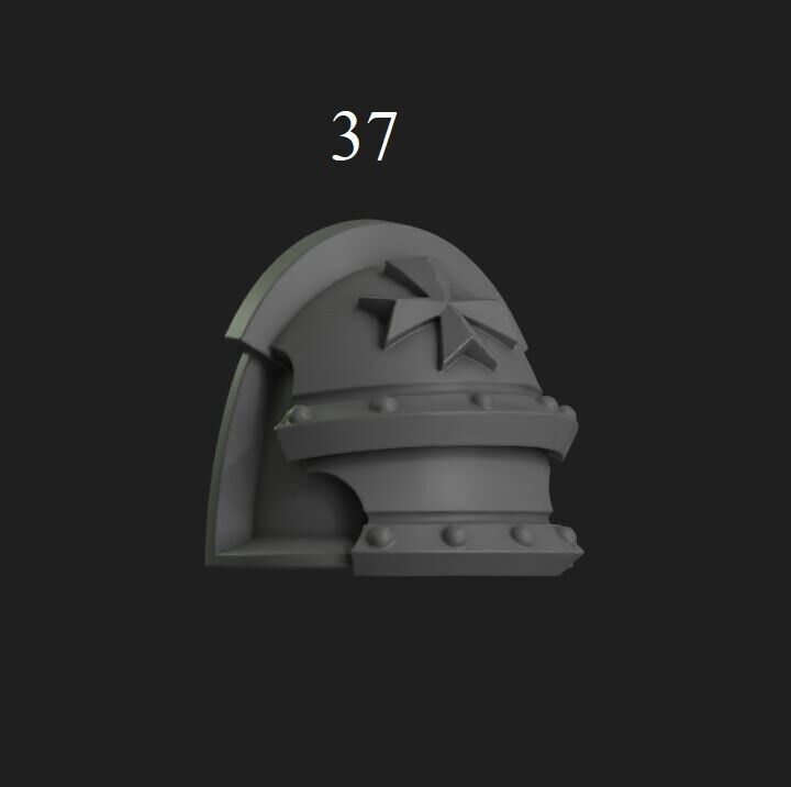 Shoulder Pads - Eternal Pilgrims for 2nd Born Marines