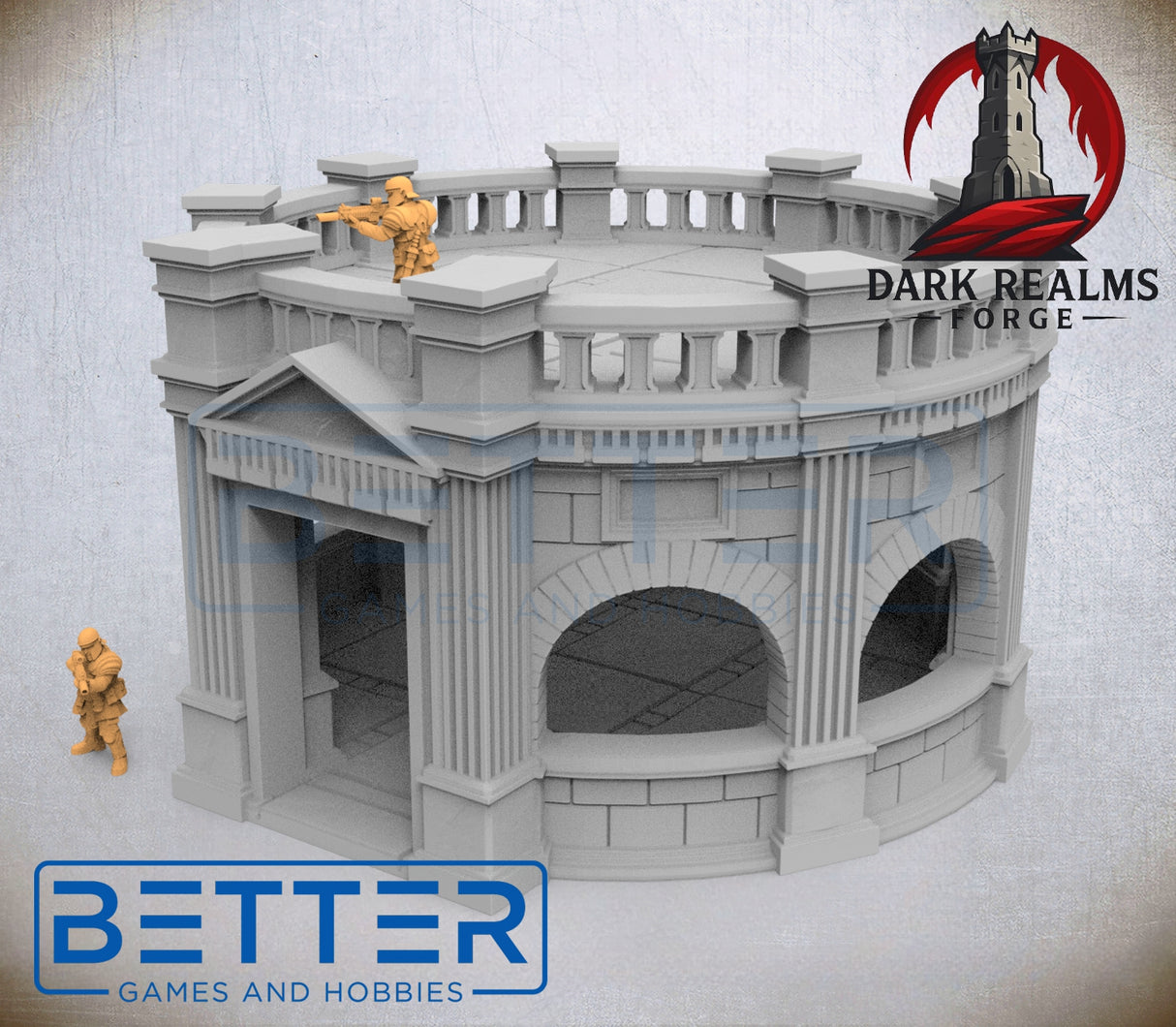 Castra Ultimarii – Roman Inspired Modular Building 5 | 32 mm, 28 mm, 15 mm & 10 mm Scale | Sci-Fi & Fantasy Wargaming Terrain | RPG Scenery