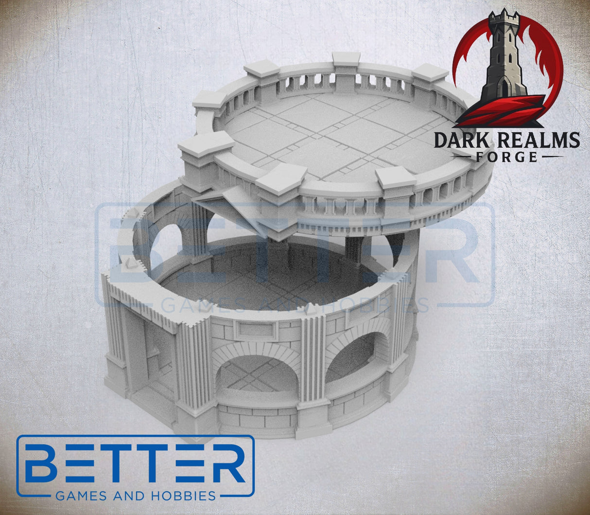 Castra Ultimarii – Roman Inspired Modular Building 5 | 32 mm, 28 mm, 15 mm & 10 mm Scale | Sci-Fi & Fantasy Wargaming Terrain | RPG Scenery