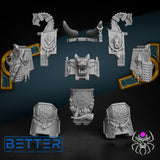 Ancient Dread Armour 1. Sons of the Storm - Conversion parts for sci-fi wargaming