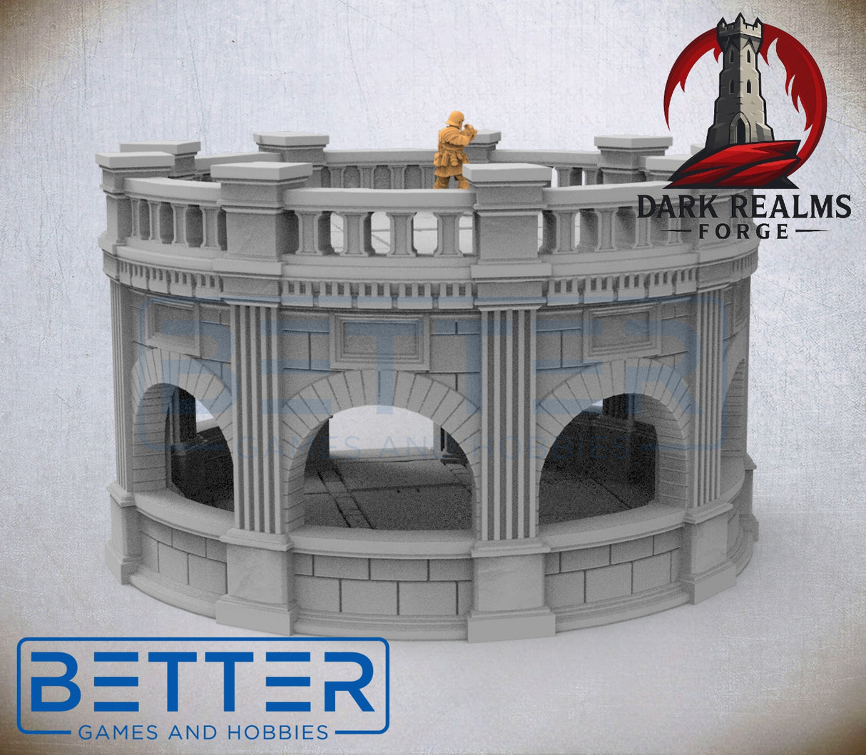Castra Ultimarii – Roman Inspired Modular Building 5 | 32 mm, 28 mm, 15 mm & 10 mm Scale | Sci-Fi & Fantasy Wargaming Terrain | RPG Scenery