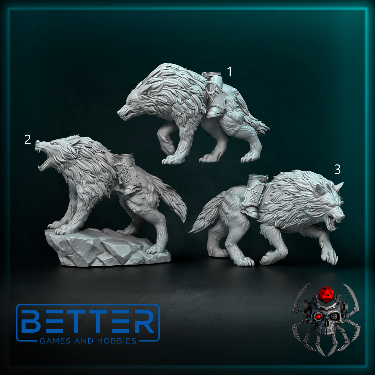 Wolves, Sons of the Storm - Wolf Riders. Conversion parts for sci-fi wargaming, 2nd born marine