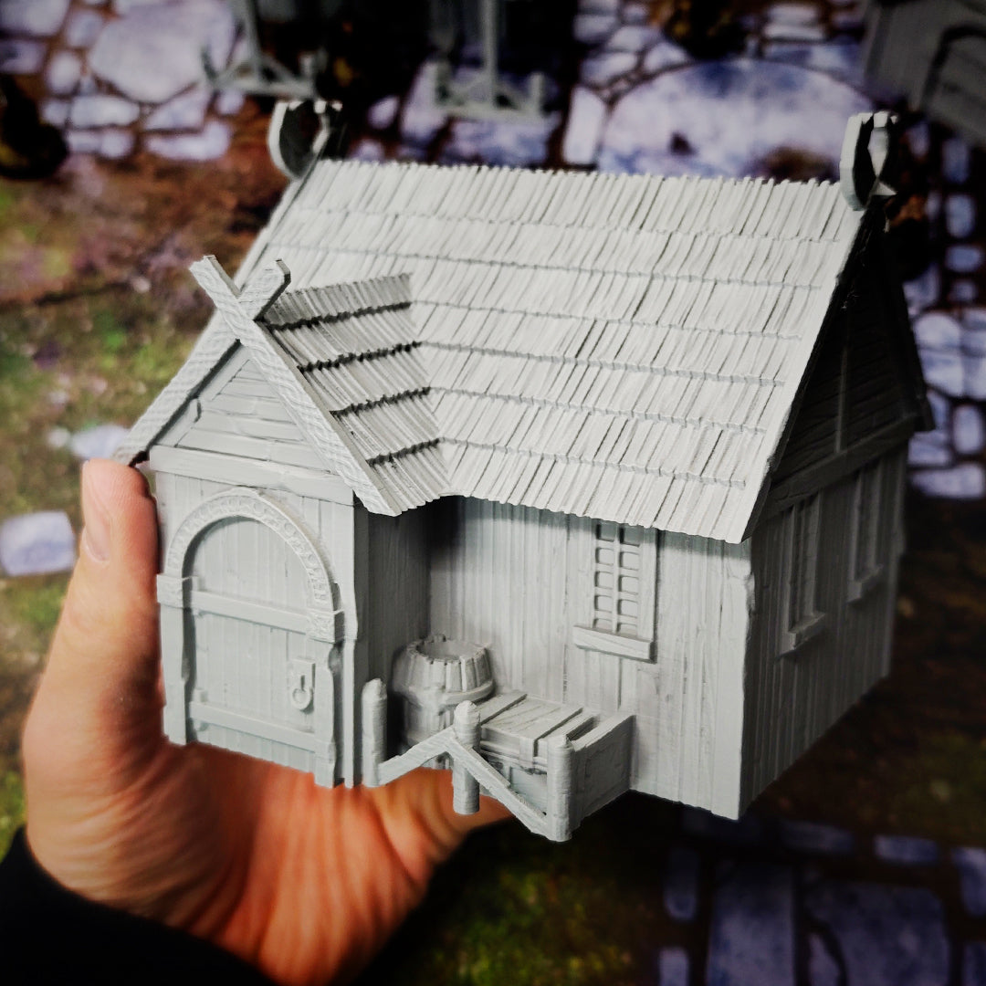 Village of Middle Earth (32, 28, 15 & 10mm Scale) tabletop wargaming terrain