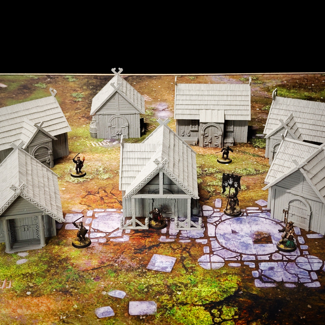 Village of Middle Earth (32, 28, 15 & 10mm Scale) tabletop wargaming terrain