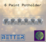 Wall Workshop - Modular hobby organiser, Paint Pot Holders, Ikea Skadis compatible.