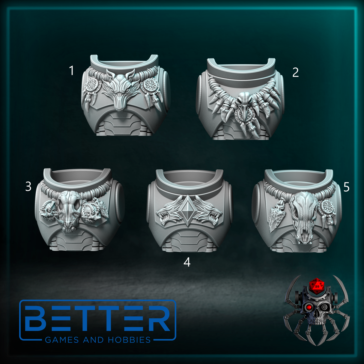 Torso, Sons of the Storm - Wolf Riders. Conversion parts for sci-fi wargaming, 2nd born marine