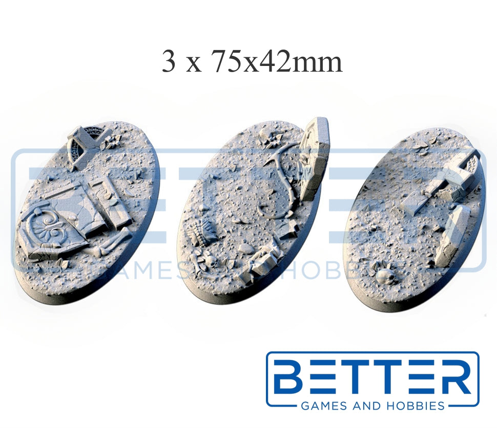 Graveyard - Themed bases and Toppers for sci-fi & fantasy wargaming