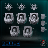 Torso, Sons of the Storm - Ulfaborg Shields. Conversion parts for sci-fi wargaming, New Termi's