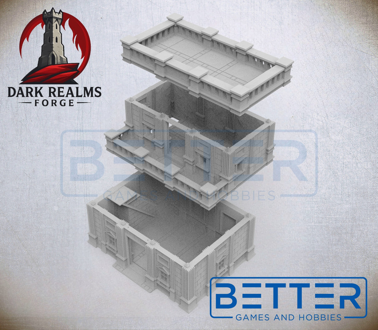 Castra Ultimarii – Roman Inspired Modular Building 8 | 32 mm, 28 mm, 15 mm & 10 mm Scale | Sci-Fi & Fantasy Wargaming Terrain | RPG Scenery