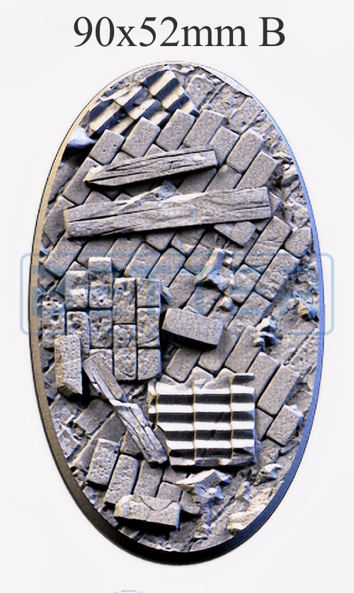 Ruined factory - Themed Bases and Toppers for sci-fi & fantasy wargaming