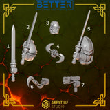 The Hunter - Anvil Wardens Conversion parts for sci-fi wargaming miniatures
