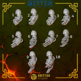 Big Fists & Claws - Anvil Wardens. Conversion parts for Sci-Fi wargaming miniatures