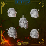 Big Shoulder Pads 1 - Anvil Wardens Conversion parts for sci-fi wargaming miniatures