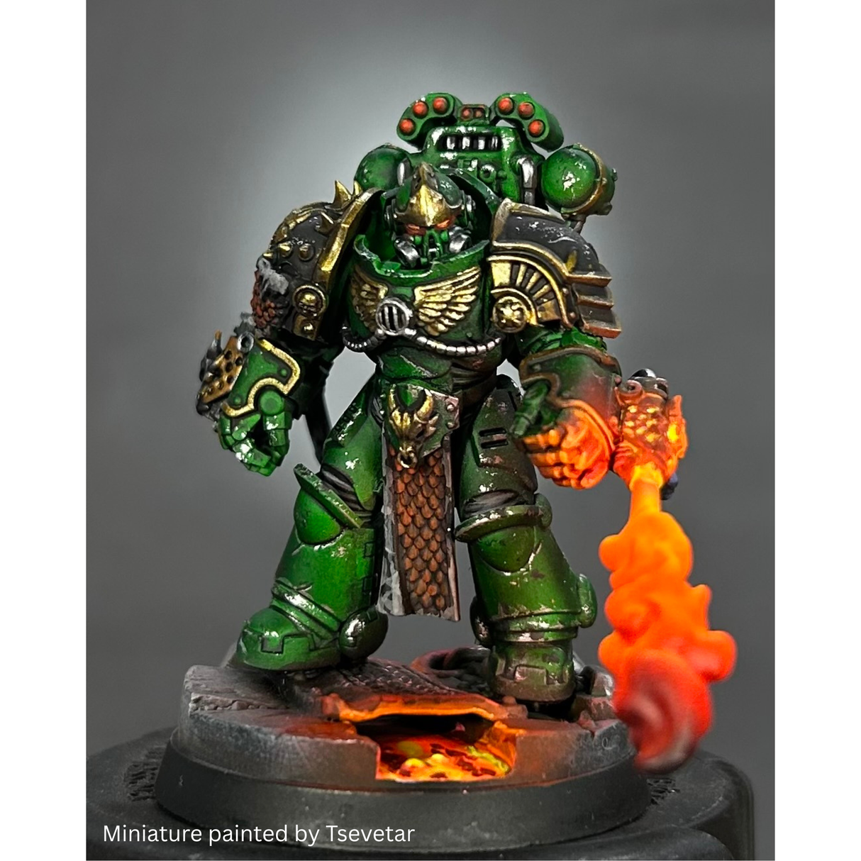 Large Flamer Fists - Anvil Wardens Conversion parts for sci-fi wargaming miniatures