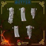 Big Loincloths - Anvil Wardens Conversion parts for sci-fi wargaming miniatures